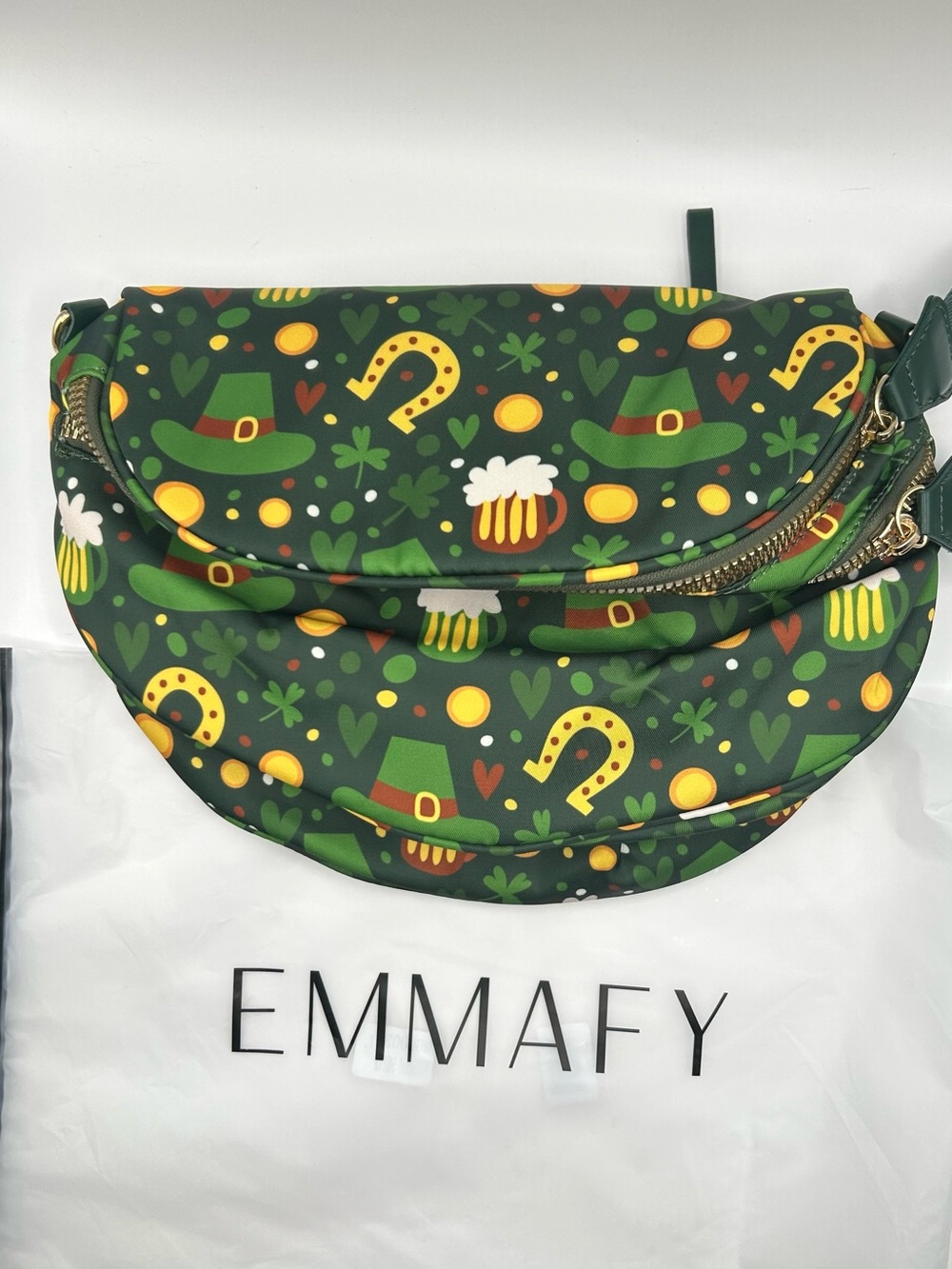 Emmafy Croossbody Belt Bag Green